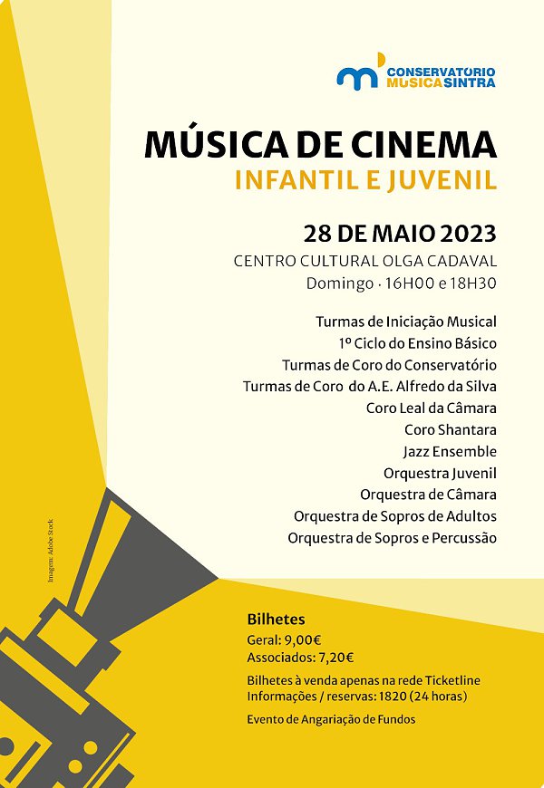 Concerto M Sica De Cinema Infantil E Juvenil Eventos Em Lisboa