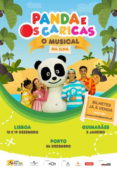 PANDA E OS CARICAS - O MUSICAL, NA ILHA