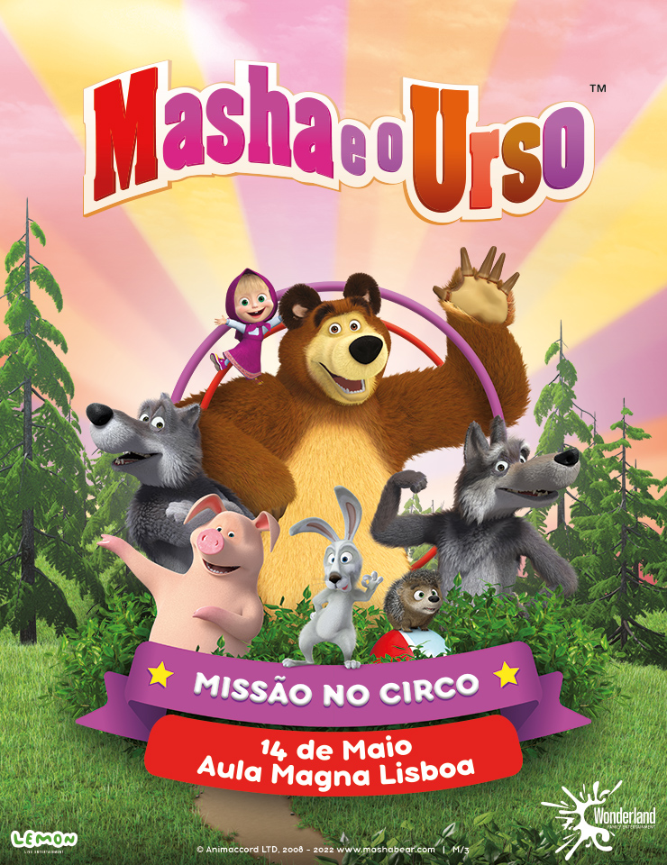 MASHA E O URSO MISSÃO NO CIRCO
