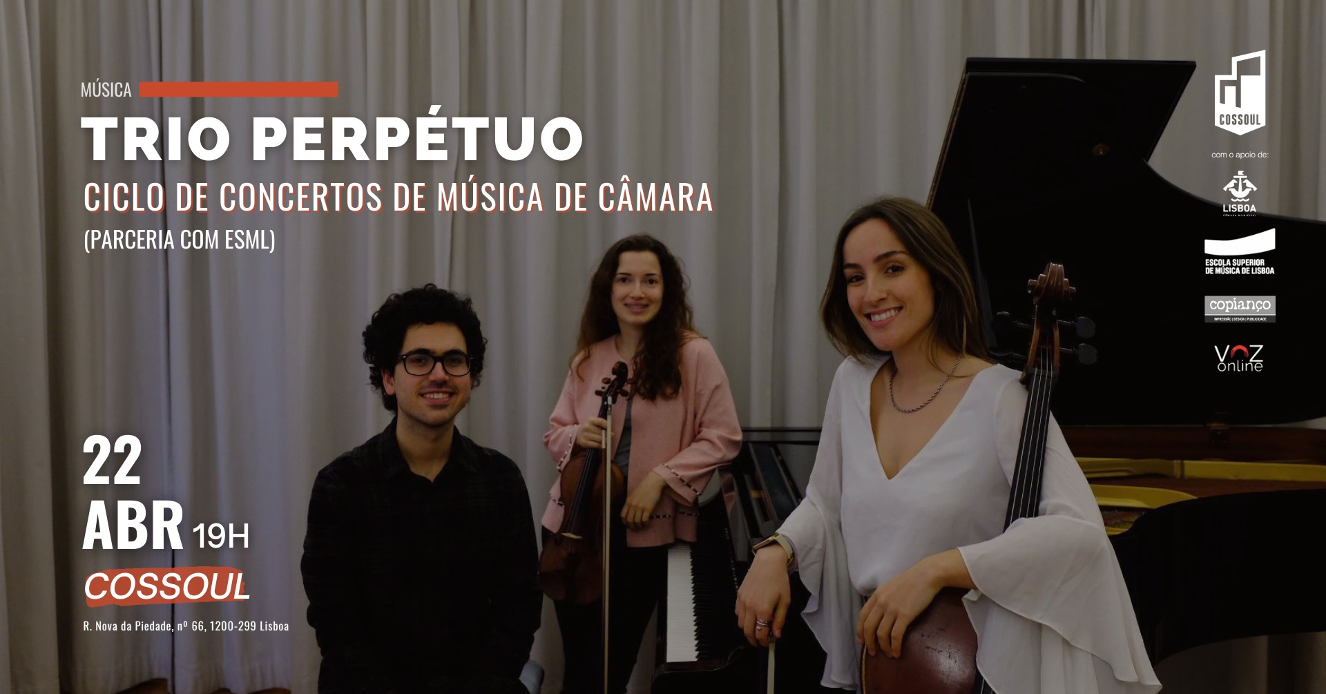 Ciclo de Concertos Música de Câmara Trio Perpétuo