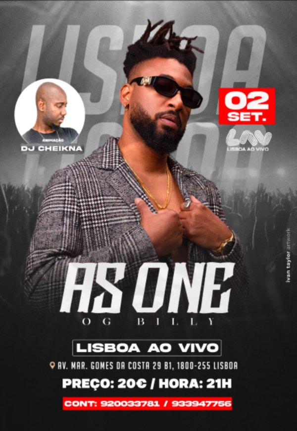 As One - LAV Lisboa ao Vivo