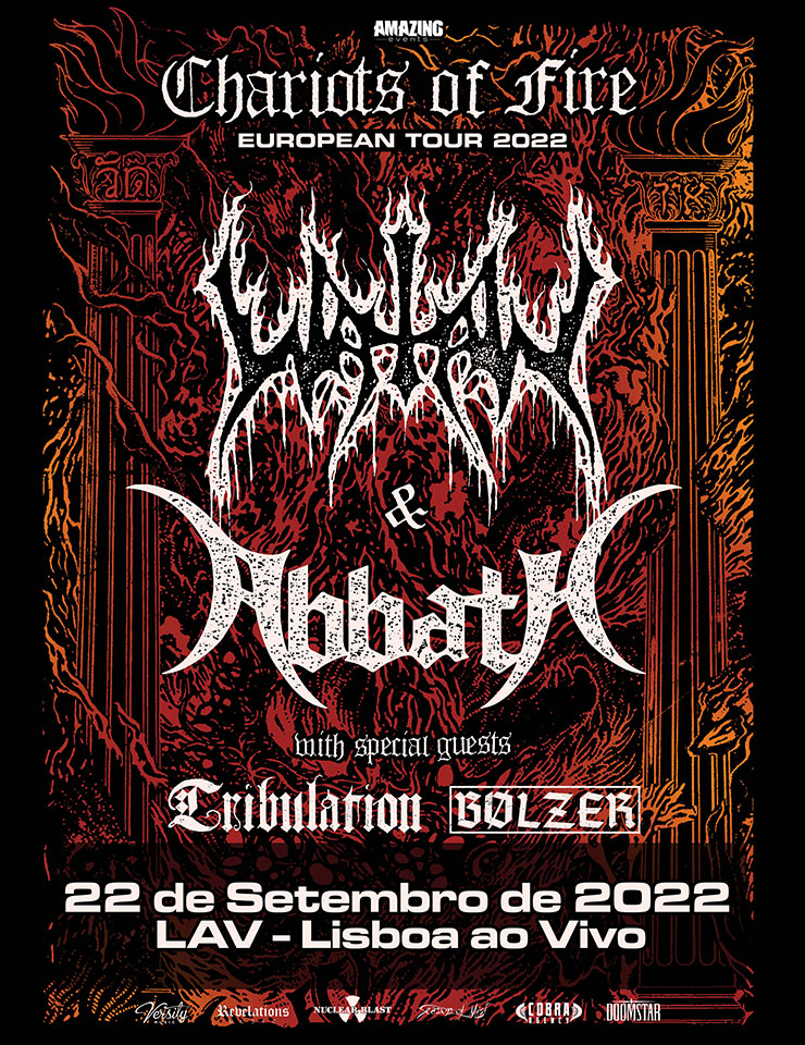 CHARIOTS OF FIRE TOUR - WATAIN+ABBATH W/GUESTS - Lav