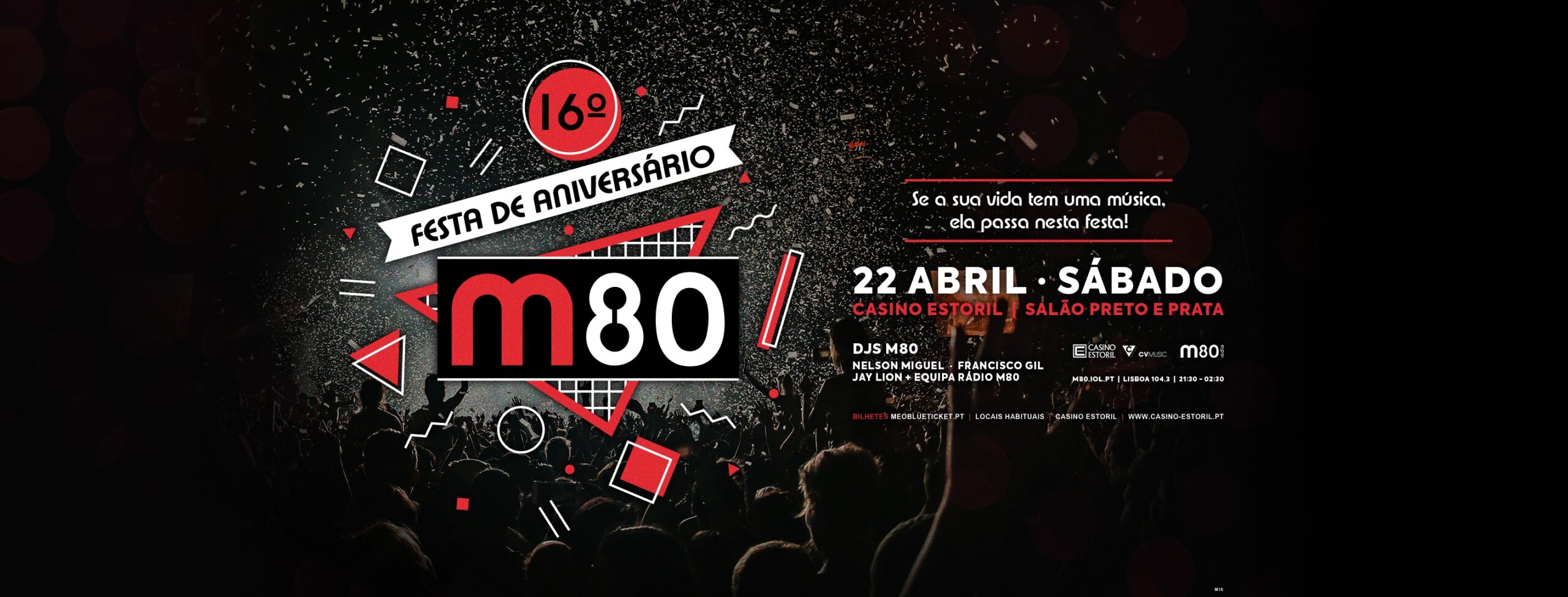 Festa M80 - Casino Estoril