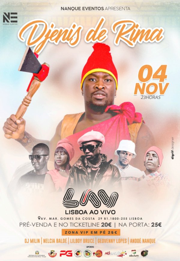 DJENIS DE RIMA - LAV - Lisboa ao Vivo