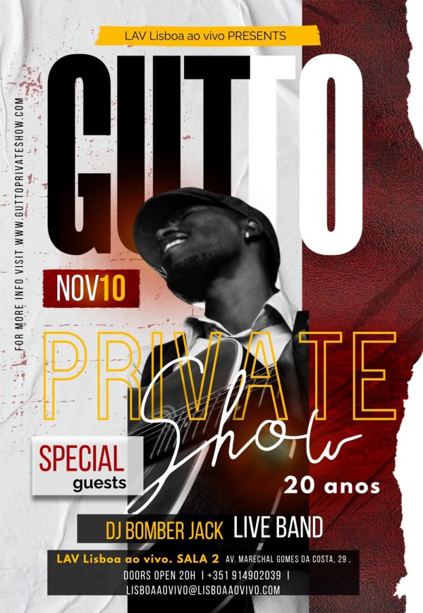 GUTTO 20 ANOS DE PRIVATE SHOW