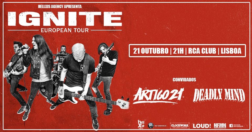 IGNITE: Concerto em Portugal anunciado para Outubro • LOUD!