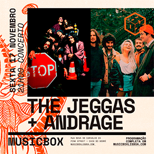 THE JEGGAS + ANDRAGE - Musicbox