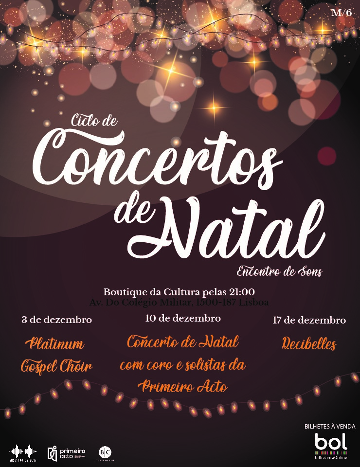 CICLO DE CONCERTOS DE NATAL - ENCONTRO DE SONS