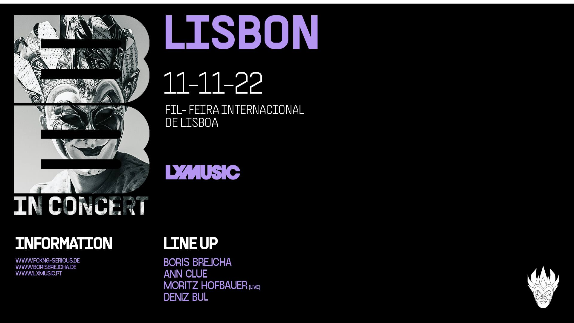 LXMUSIC × Boris Brejcha - FIL - Feira Internacional de Lisboa