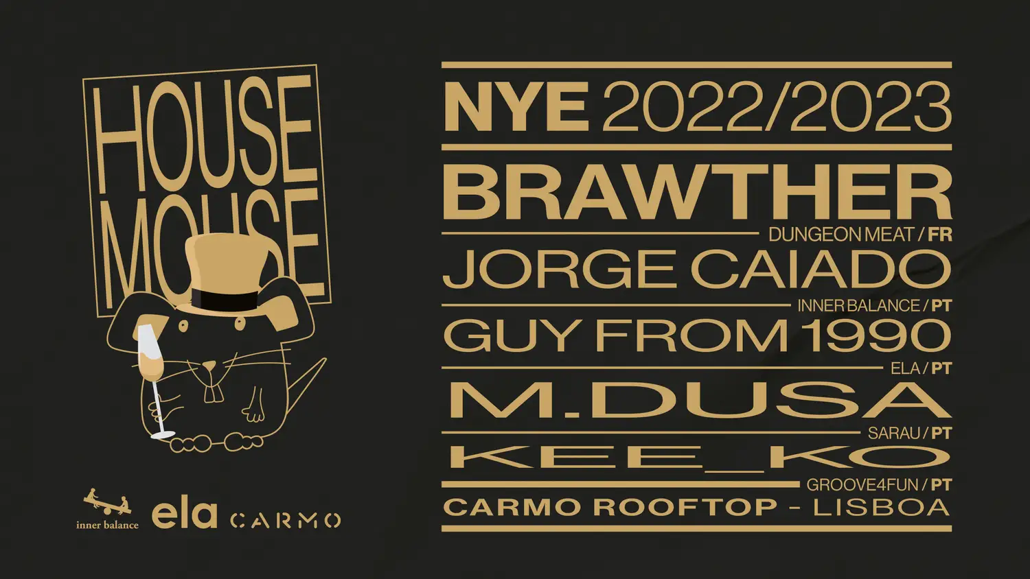 House Mouse NYE - Carmo Rooftop