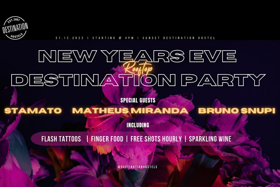 New Year's Eve Rooftop Party - Sunset Destination Hostel