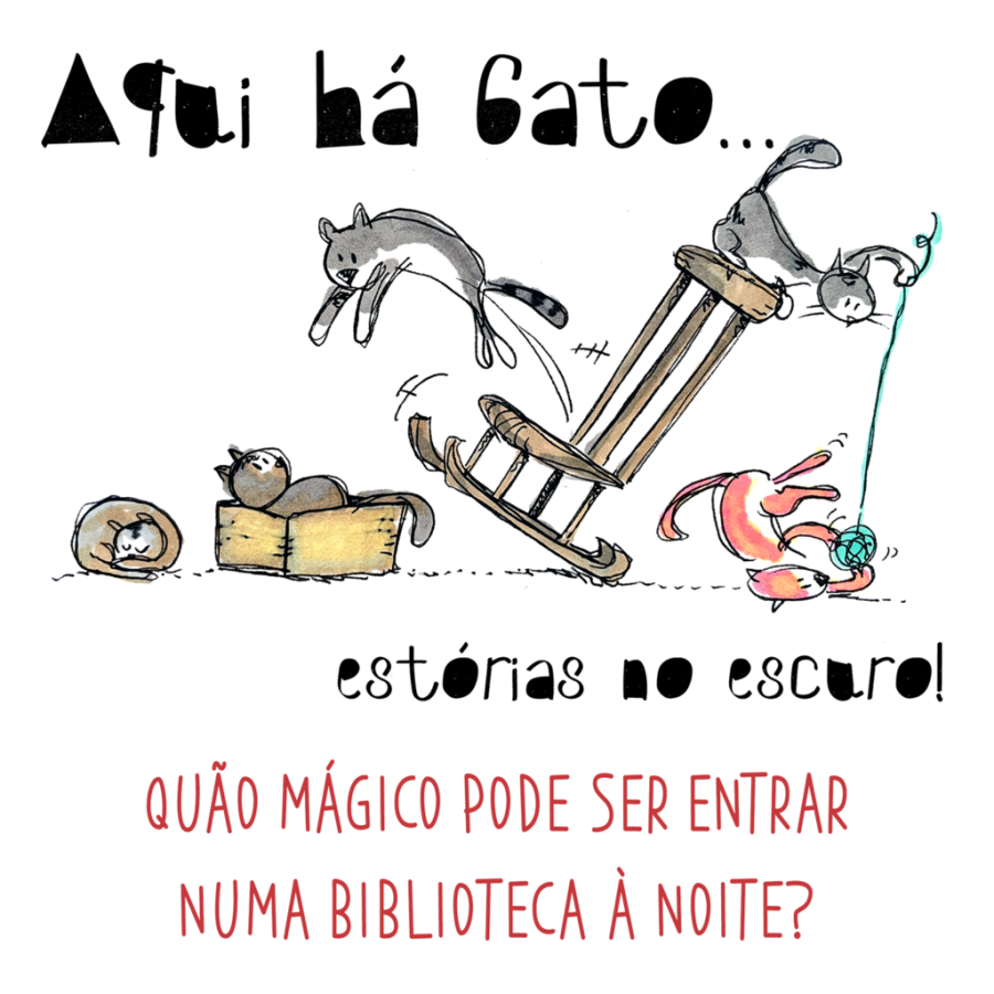 ESTÓRIAS DE BRUXAS Aqui há Gato estórias no escuro