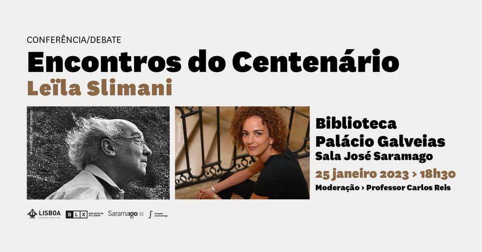 Encontros do Centenário com Leila Slimani