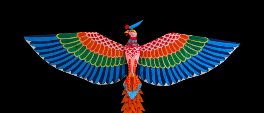 Nas asas de um papagaio de papel