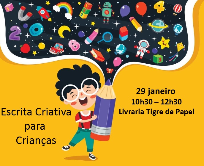 Oficina de Escrita Criativa para Crianças formadora Mafalda Cordeiro