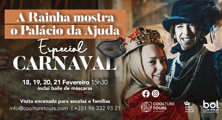 A Rainha mostra o Palácio da Ajuda especial Carnaval
