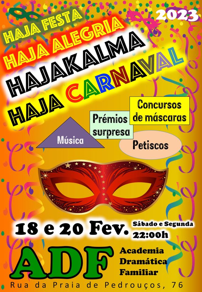 CARNAVAL 2023 - ADF - Academia Dramática Familiar