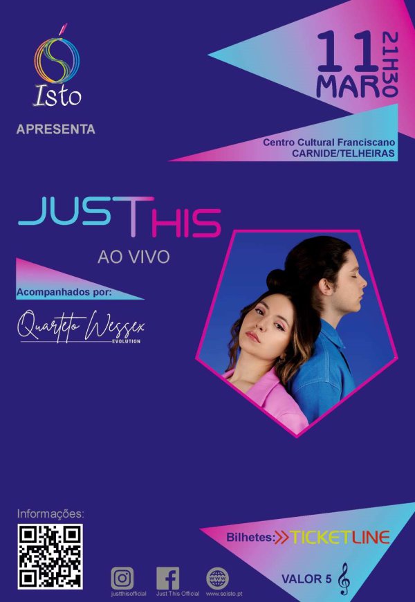 JUST THIS AO VIVO Com Quarteto Wessex