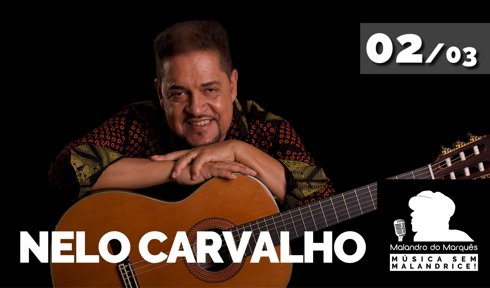 MALANDRO DO MARQUÊS, apresenta: QUINTA-FEIRA ANGOLANA, Quinta-feira 2 de Março, 20h, com NELO CARVALHO, acabadinho de chegar de Angola, não perca esta noite cheia de emoções e energia e gastronomia top do chefe Ademiro. Às vezes há noites assim…♥️ð¦ð´ð¨ð» Faça a sua reserva antecipadamente Tel - 911 159 536 https://malandrodomarques.eatbu.com/#reservation Espaço Cultural e Restaurante Malandro do Marquês Rua Camilo Castelo Branco 23B, Lisboa Abrimos as portas às 19:30h Início de espetáculo às 20:30h Espaço Cultural e Restaurante Malandro do Marquês Rua Camilo Castelo Branco 23B, Lisboa Abrimos as portas às 19:30h Início de espetáculo às 20:30h Assistir música ao vivo sem jantar €7 Menu especial de Ademiro Almeida para esta noite inclui taxa para artistas, entrada, parto principal para escolher e 2 bebidas (vinho da casa ou imperial ou refregerante) #nightive #musicadeangola #semba @carvalho.nelo
