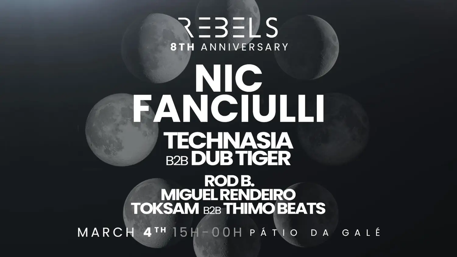 REBELS Matiné - 8th Anniversary