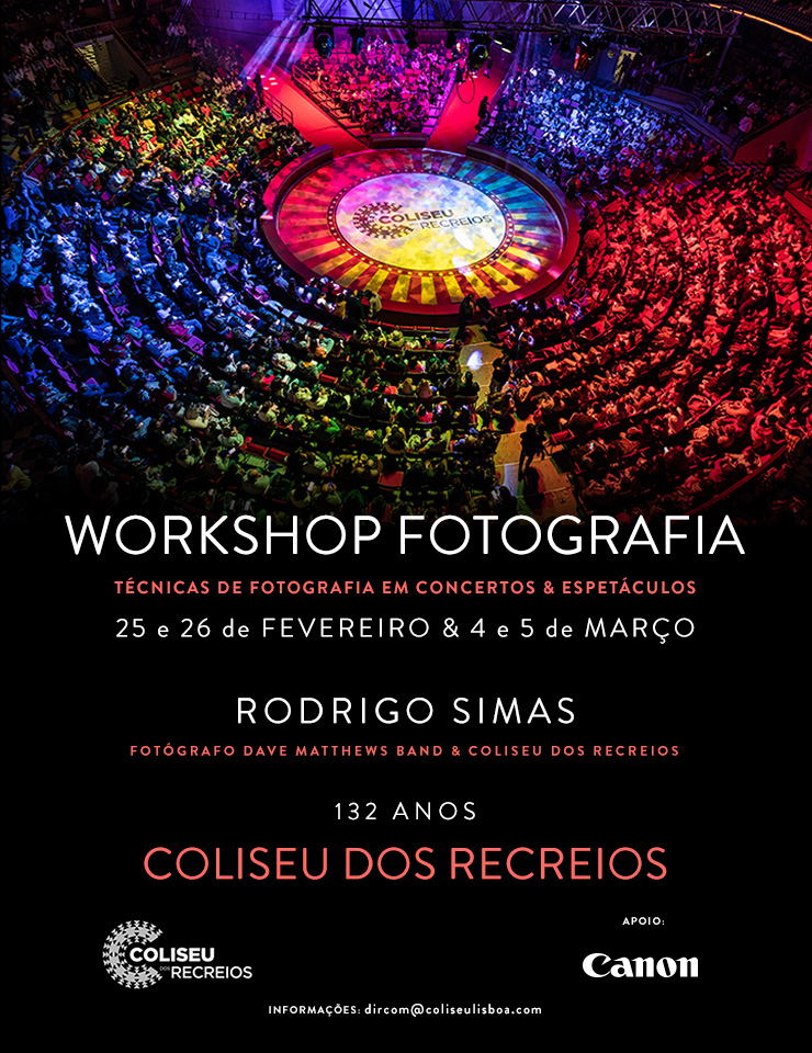 TÉCNICAS DE FOTOGRAFIA EM CONCERTOS & ESPETÁCULO