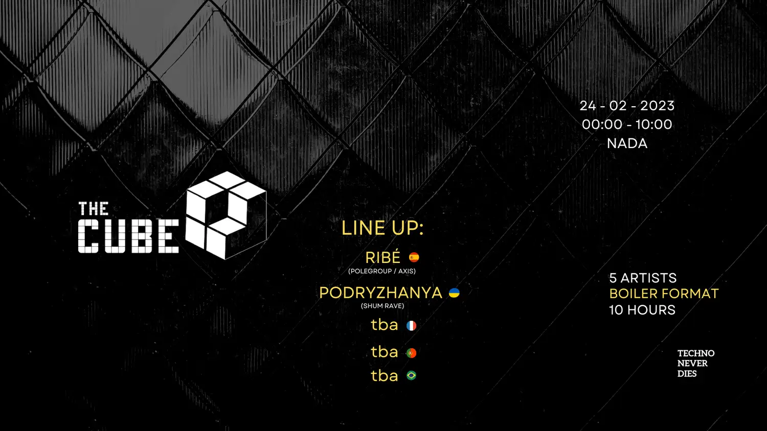 The Cube #14 - Boiler Edition W Ribé (ES), Podryzhanya (UA)