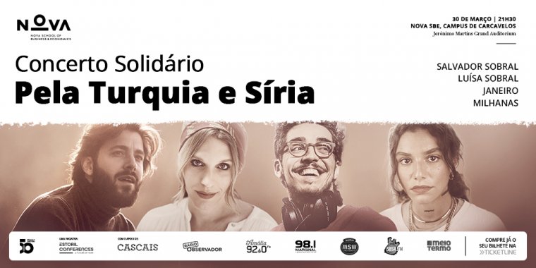 Concerto Solidário pela Turquia e Síria
