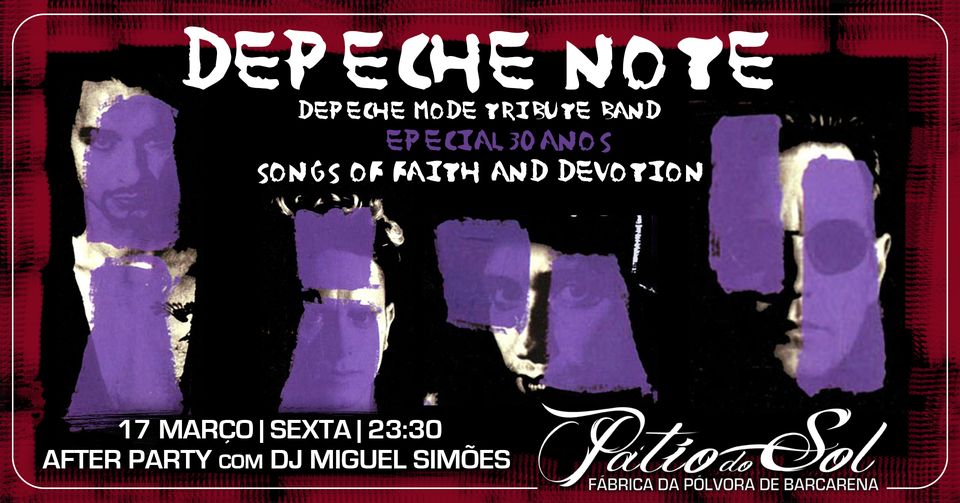 Depeche Note - Tributo Depeche Mode After Party com DJ Miguel Simões