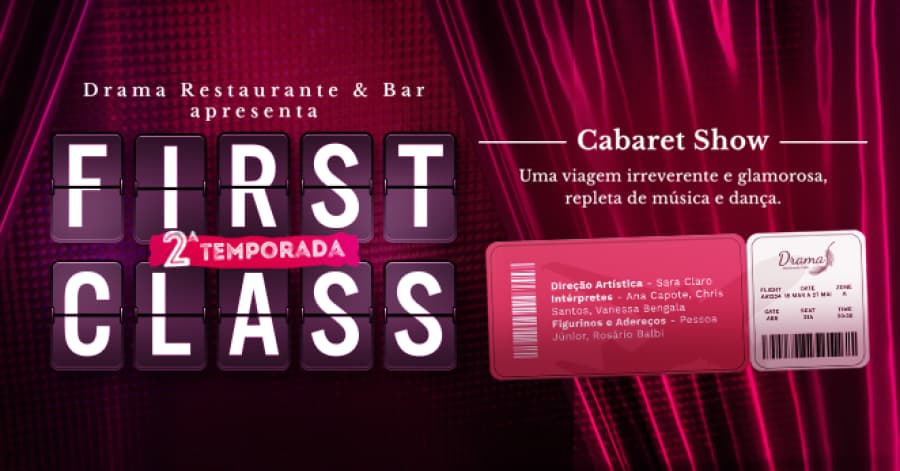 First Class - Cabaret Show & Dinner