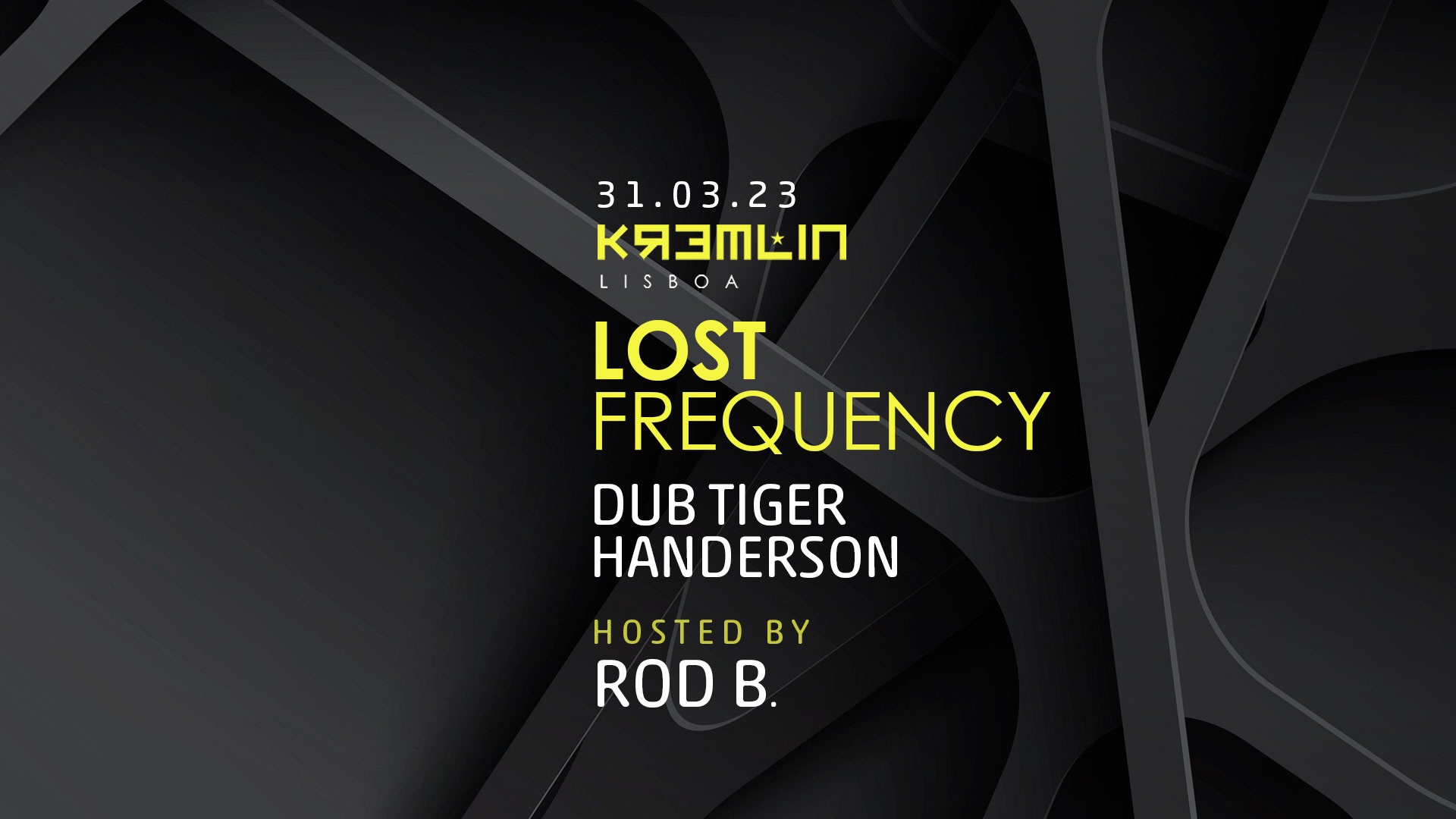 Fechamos em março em grande! A Lost Frequency chega até nós com os beats de Handerson e Dub Tiger, auspiciando a todas as possibilidades do novo mês. Juntem-se a nós para uma noite plena de boa música e boa vibe. - We're closing March on a roll! Lost Frequency lands at Kremlin with the beats of Handerson and Dub Tiger, auspicating all the possibilities of the new month. Join us for a night full of good music and good vibes.