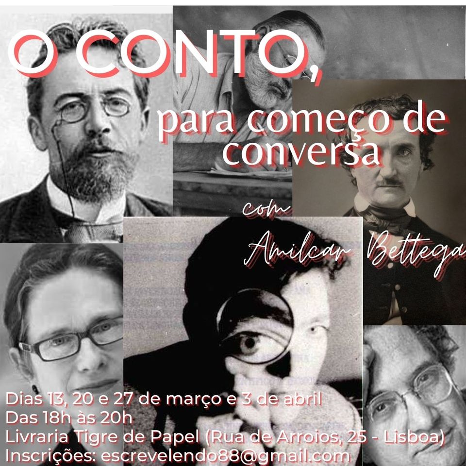 O conto, para início de conversa minicurso sobre o género, por Amílcar Bettega