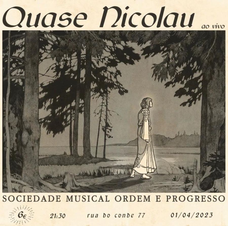 Faltam pouco para o nosso concerto de dia 1 de Abril no @SISTEMSMOP. Mais boas notícias? Sim! Os bilhetes vendidos à porta, não estarão a 7, serão 6 Nicolaus por pessoa. Vinde com toda a gente, amada, amiga ou desconhecida, que nós iremos com toda a música. Até lá! (O cartaz é do nosso lindo @nunodulac)