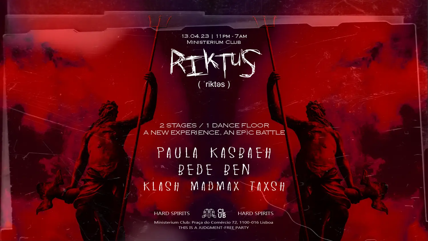 Riktus vs The All Naked with Paula Kasbaeh, Bede Ben, Klash, Taxsh and Madmax