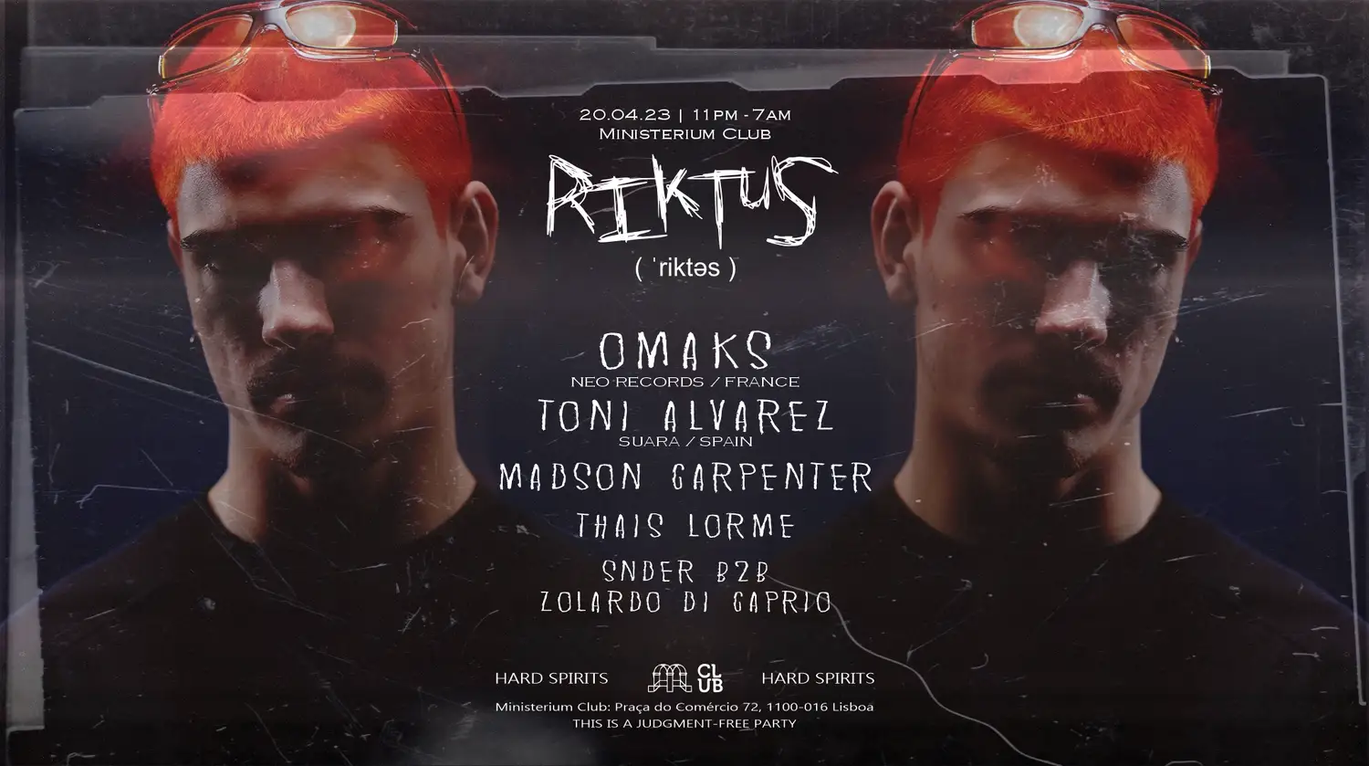 Riktus with OMAKS, Toni Alvarez, Madson Carpenter, Thais Lorme, Zolardo di Caprio and SNDER