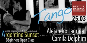 TANGO ARGENTINE SUNSET BEGINNERS Performance, Wine & Empanadas Tasting