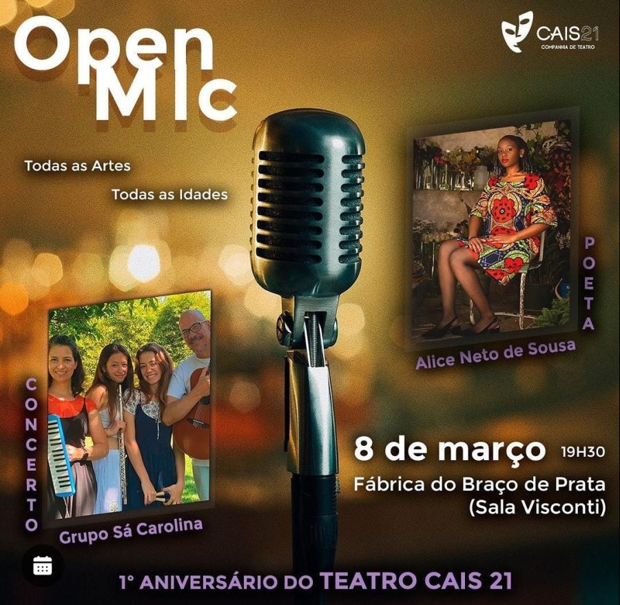 Teatro Cais Open Mic session