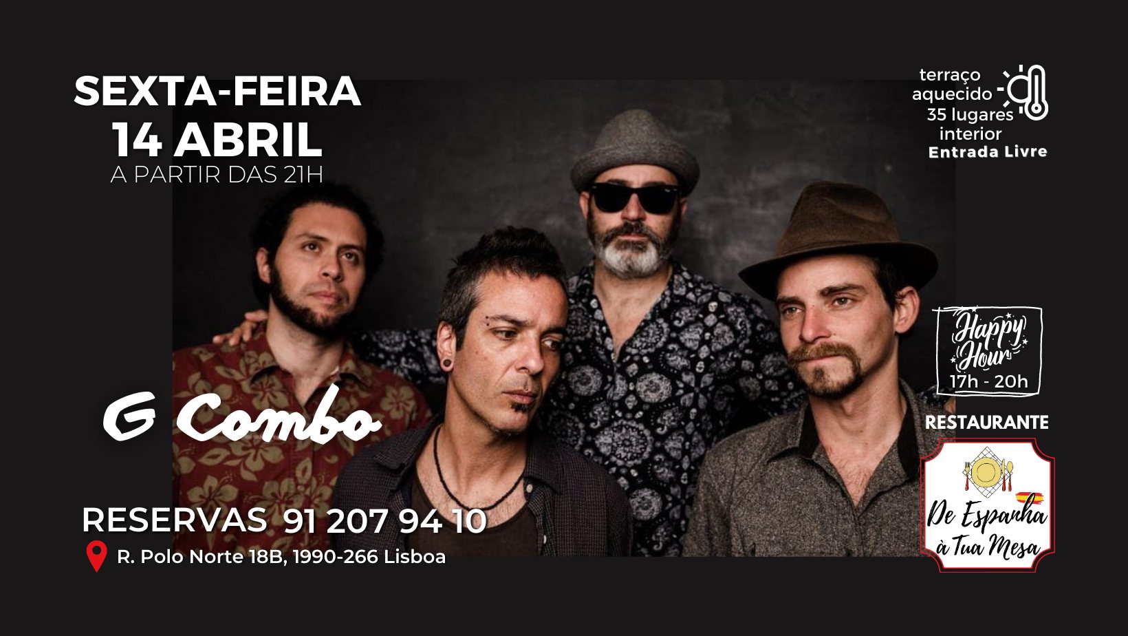 G Combo en de Espanha à tua Mesa