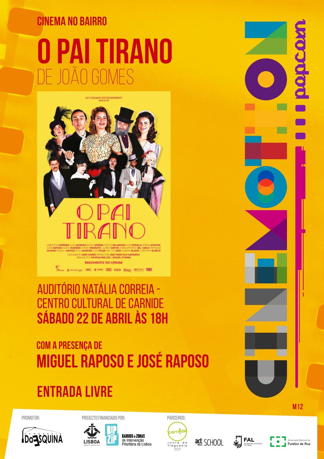 POPCORN - O Pai Tirano de João Gomes - Centro Cultural de Carnide