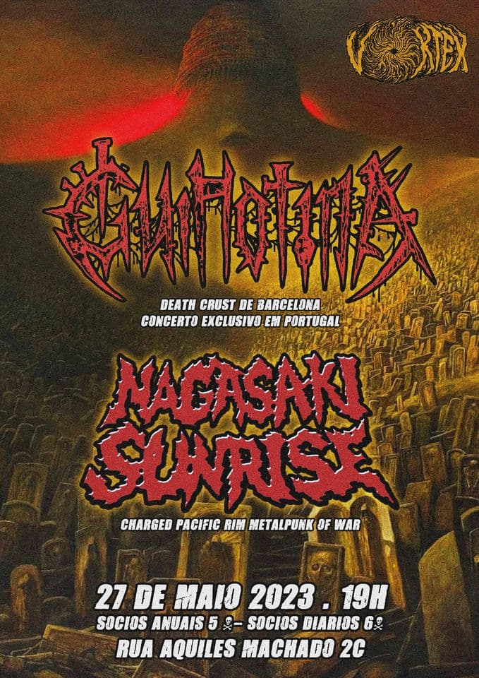 Guillotina (BCN) + Nagasaki Sunrise @ Vortex