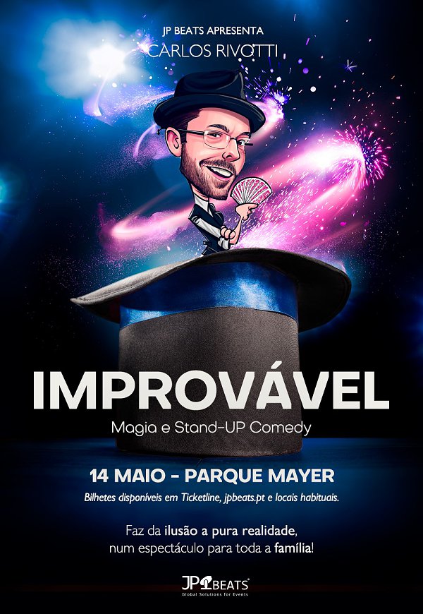 IMPROVÁVEL Magia e Stand Up Comedy