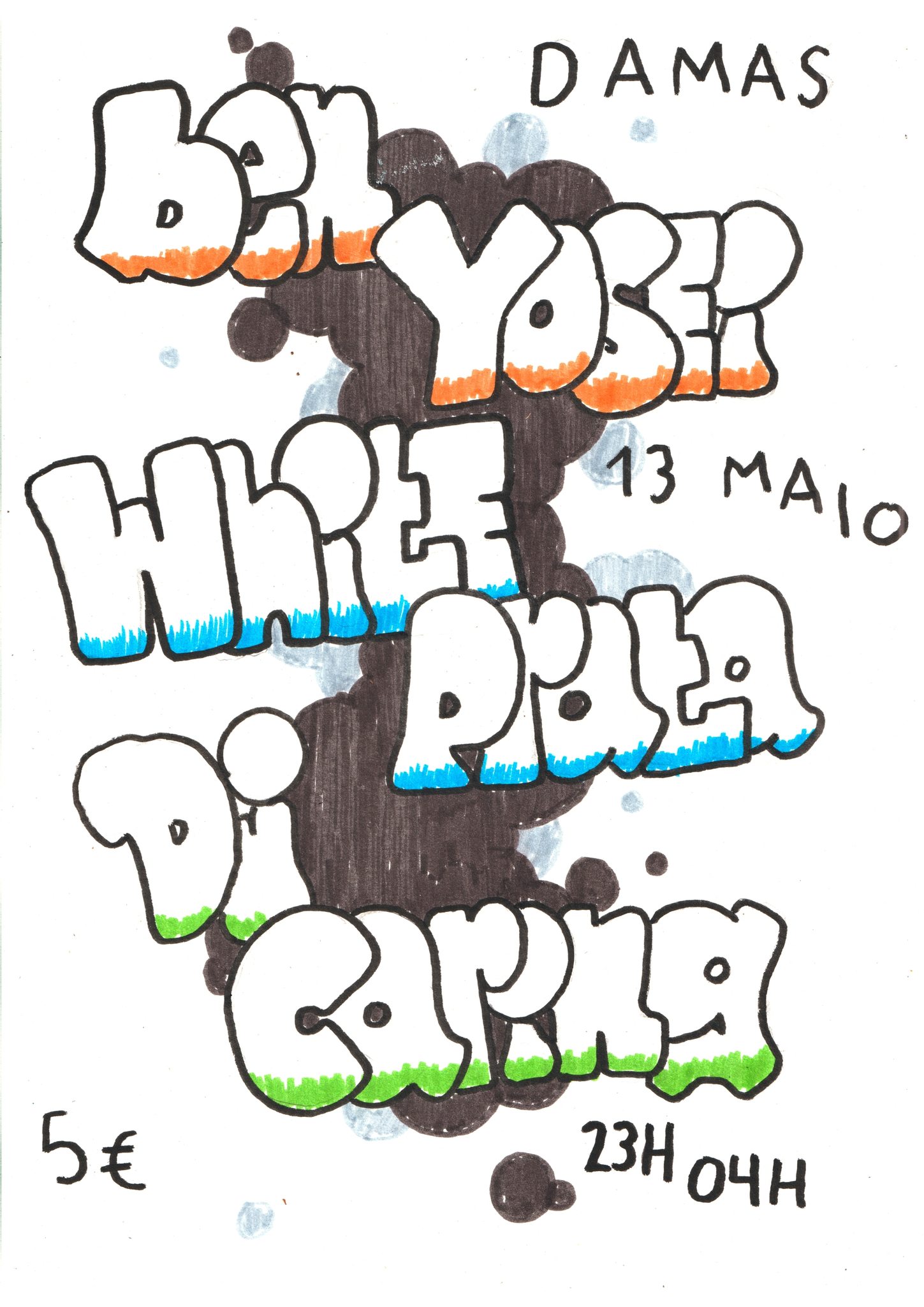 Lançamento de 'Lagrimento' de Ben Yosei + White Prata + DJ Caring