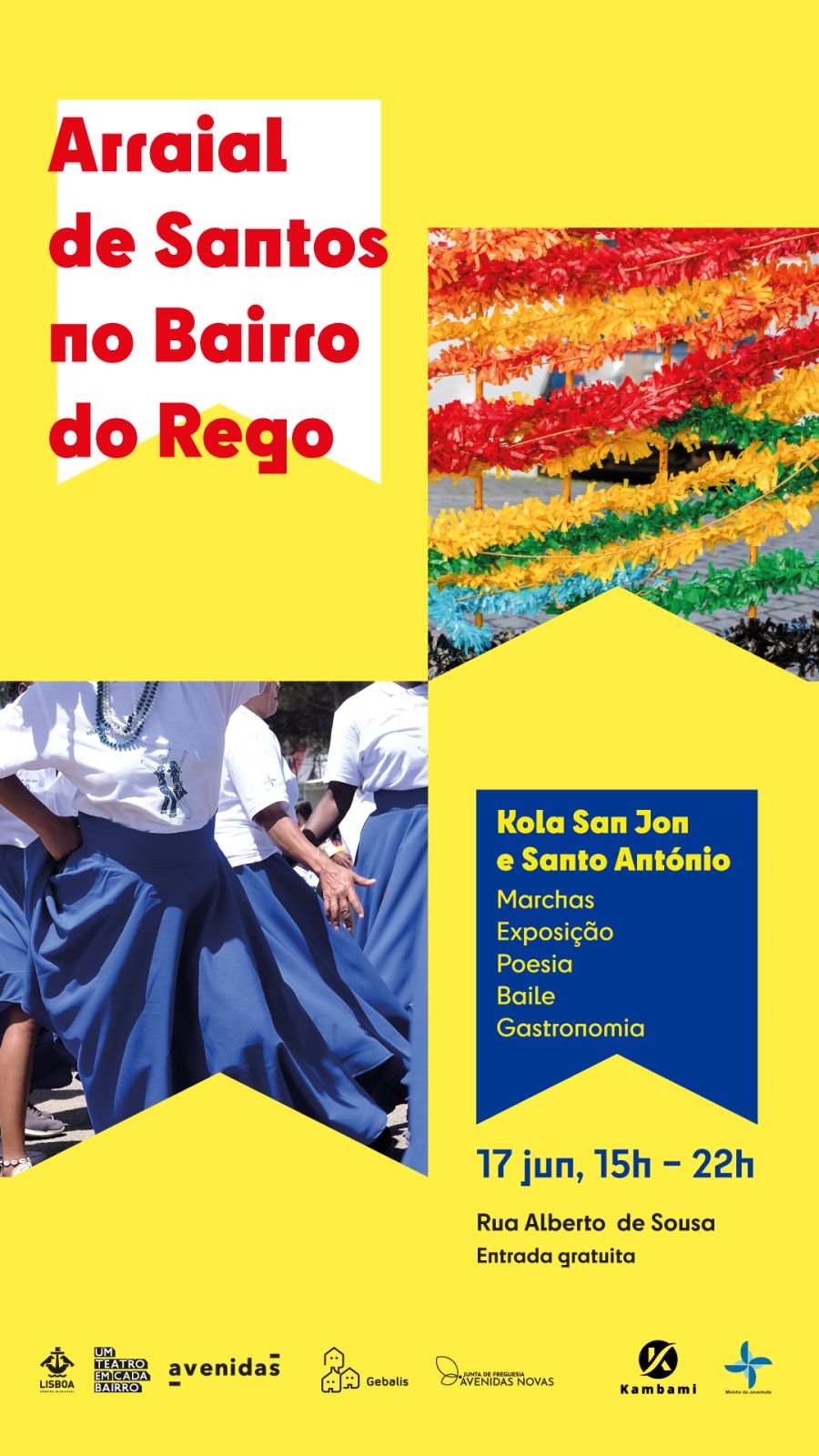 Arraial de Santos no Bairro do rego