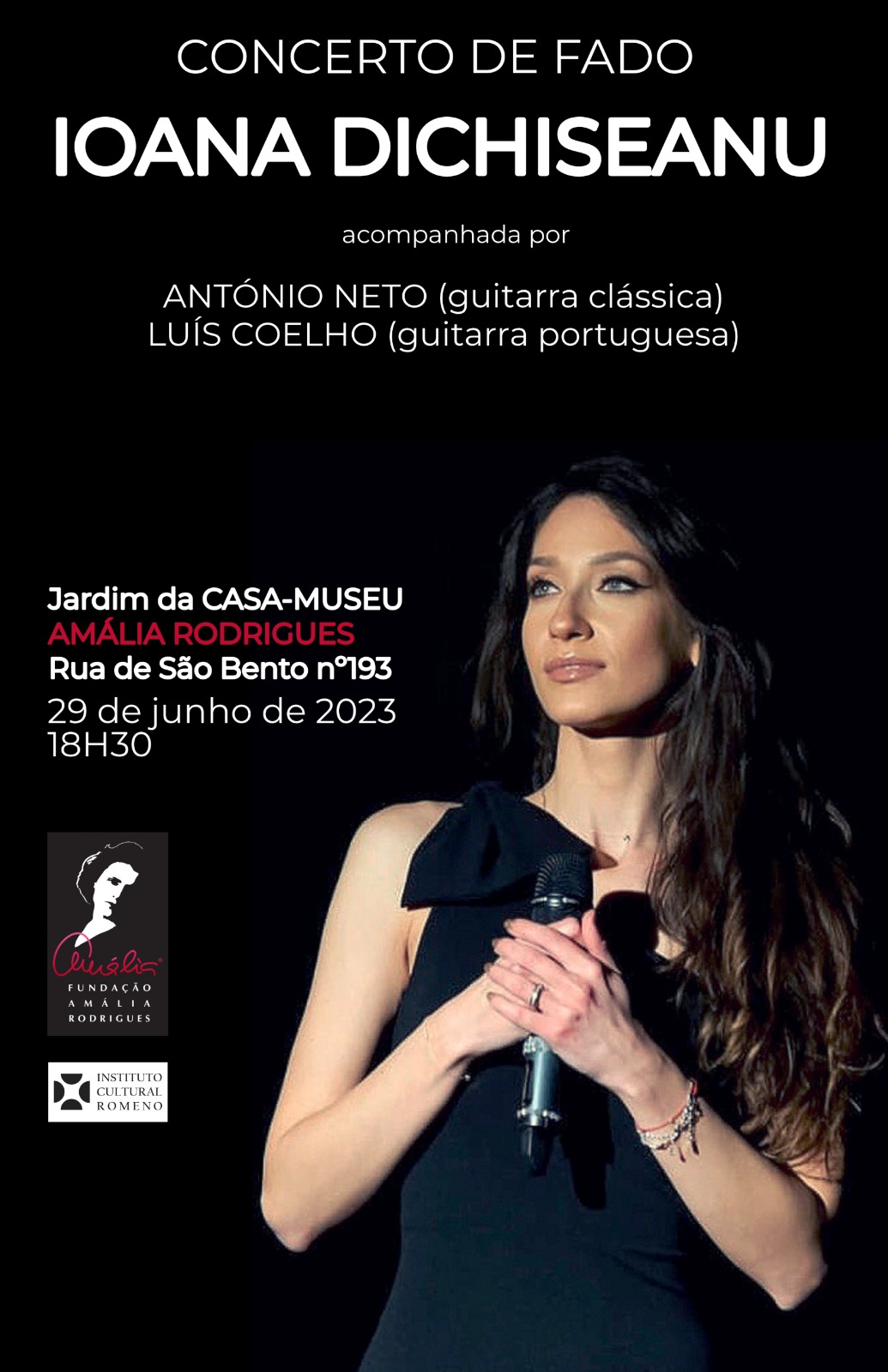 Concerto de Fado com Ioana Dichiseanu na Casa-Museu Amália Rodrigues