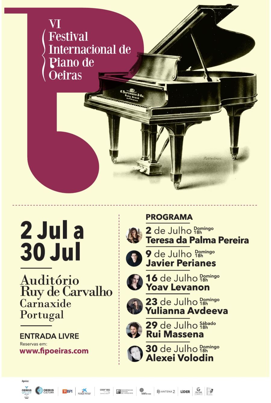 VI Festival Internacional de Piano de Oeiras 2023