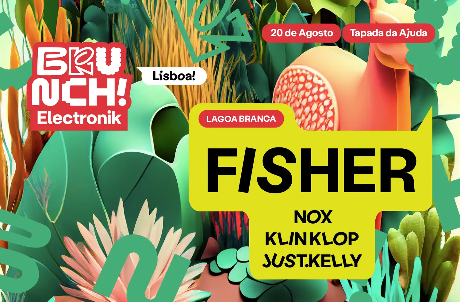Brunch Electronik Lisboa #4: Fisher, Nox, Klin Klop, Just.Kelly