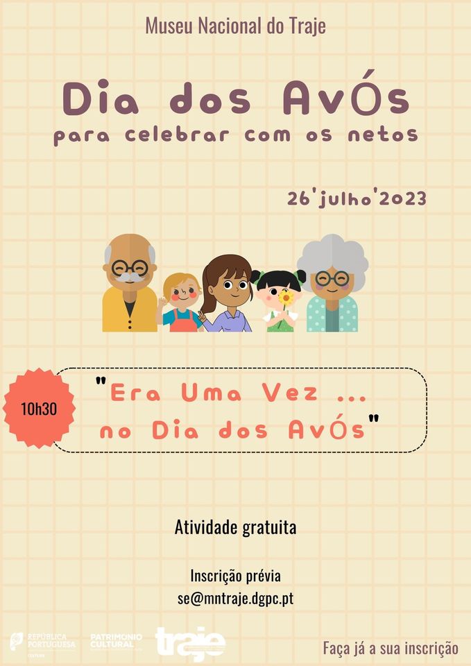 Dia dos Avós Agenda Lisboa