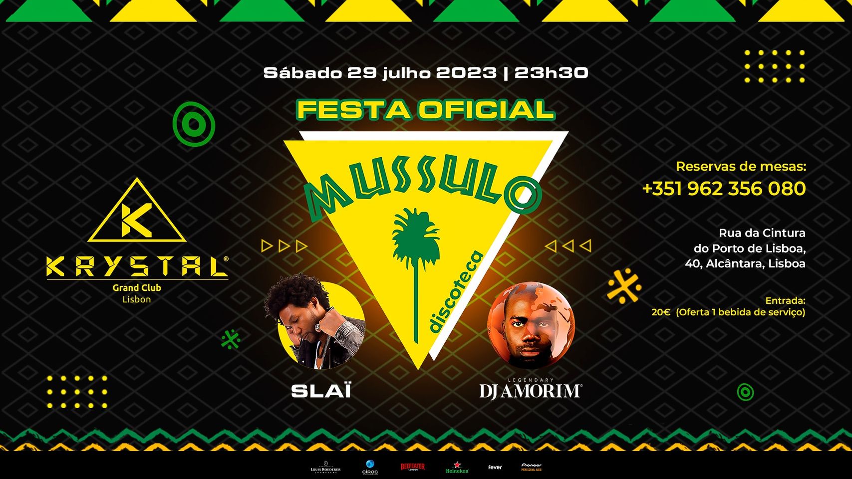 Discoteca MUSSULO Festa Oficial - Krystal Grand Club Lisbon