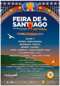 Cartaz Feira de Santiago 2023 - Setúbal 