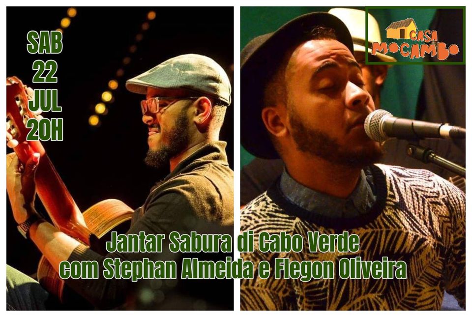 Jantar Sabura di Cabo Verde com Stephan Almeida & Flegon Oliveira