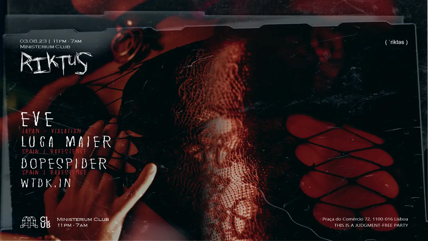 Riktus with EVE (Japan), Luca Maier, Dopespider and WTDK.IN